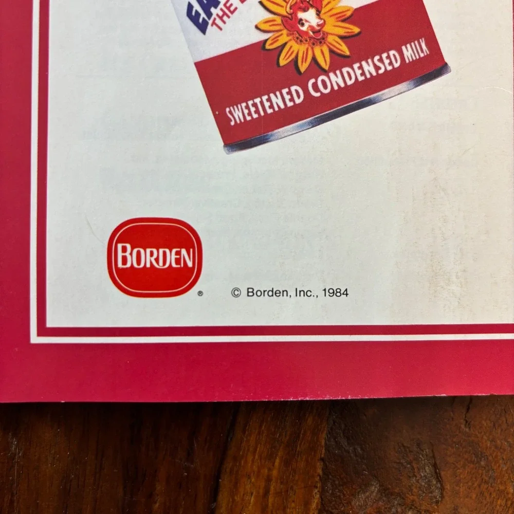 Vintage 1984 Borden Eagle Brand Classic Desserts Cookbook Spiral Bound 124 Pages